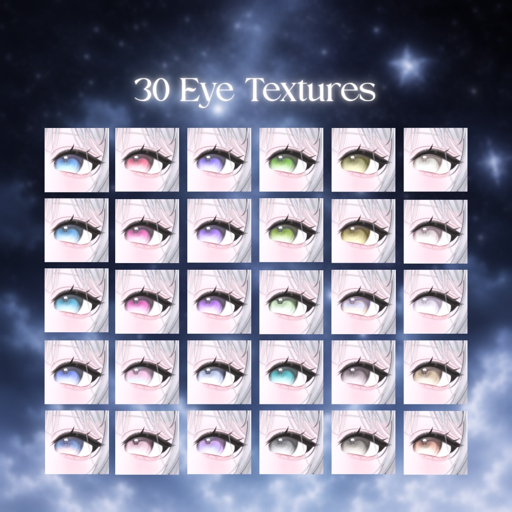 【無料版あり】【まよ/Mayo】Make up Texture + Eye Texture
