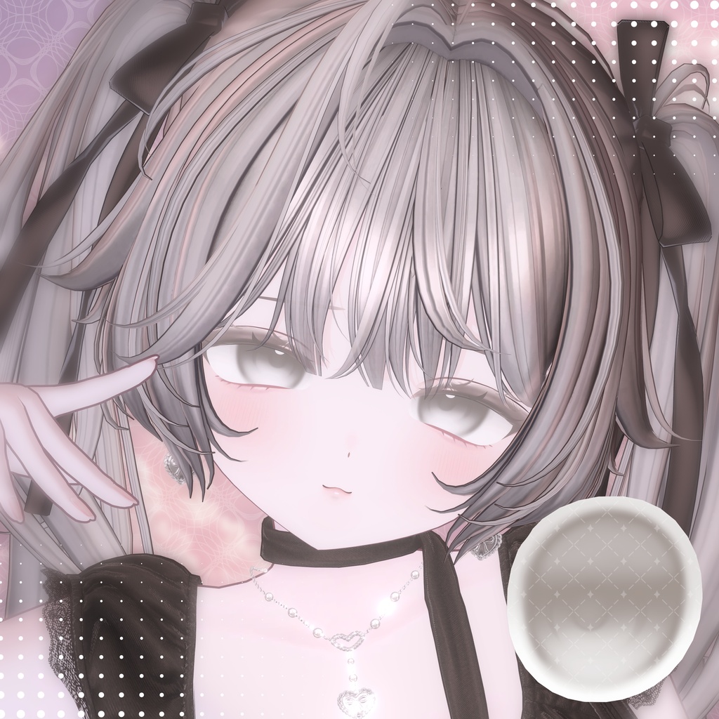 【無料版あり/45%OFF】【輝夜/Kaguya】Make up Texture + Eye Texture + Blendshape【メイク・アイテクスチャ】