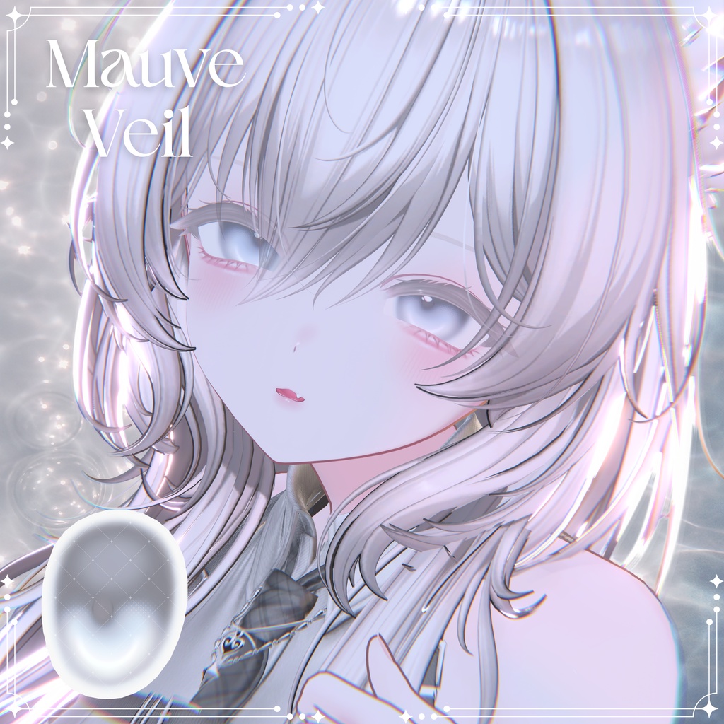 【無料版あり】【ミルティナ/Milltina】Mauve Veil Makeup Texture + Eye Texture + Blendshape