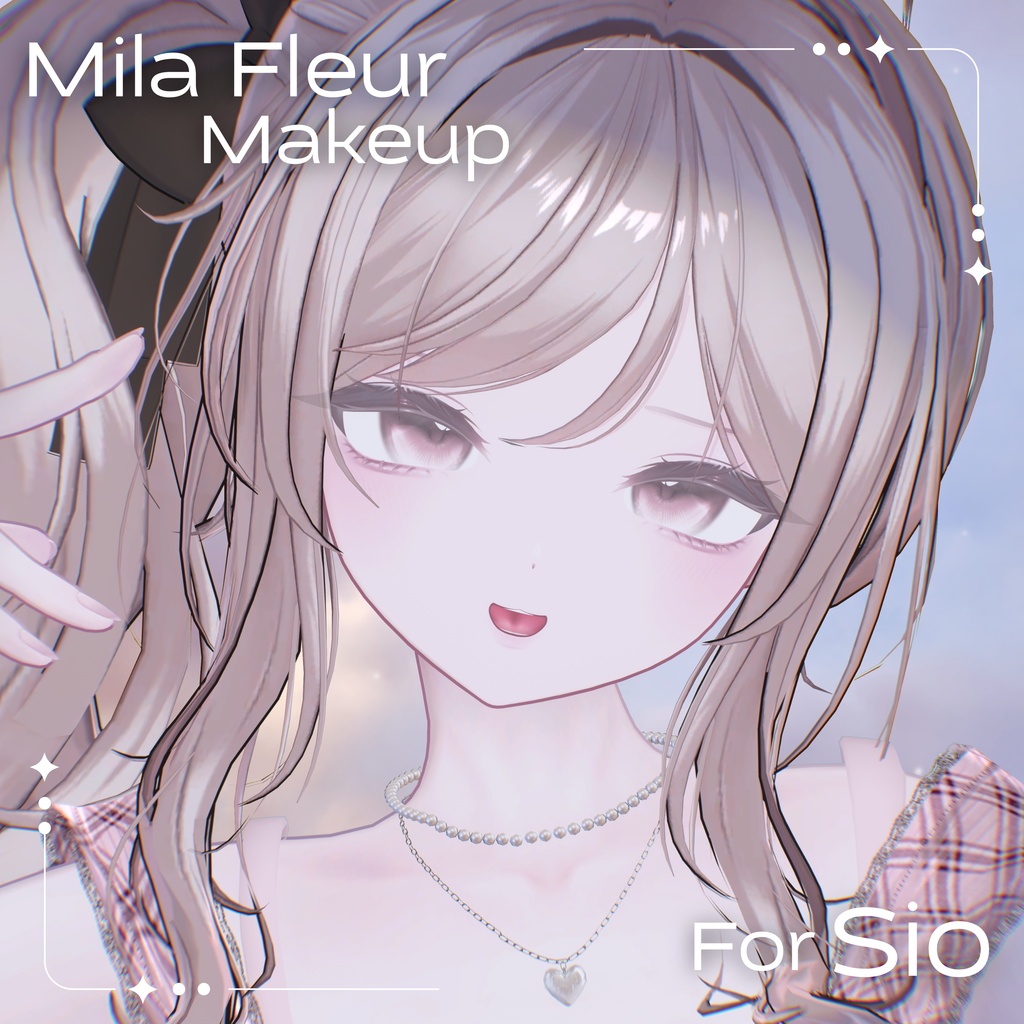 【 無料 / SALE❣ 】【しお/Sio】Mila Fleur Makeup Texture + Eye Texture + Blendshape💐