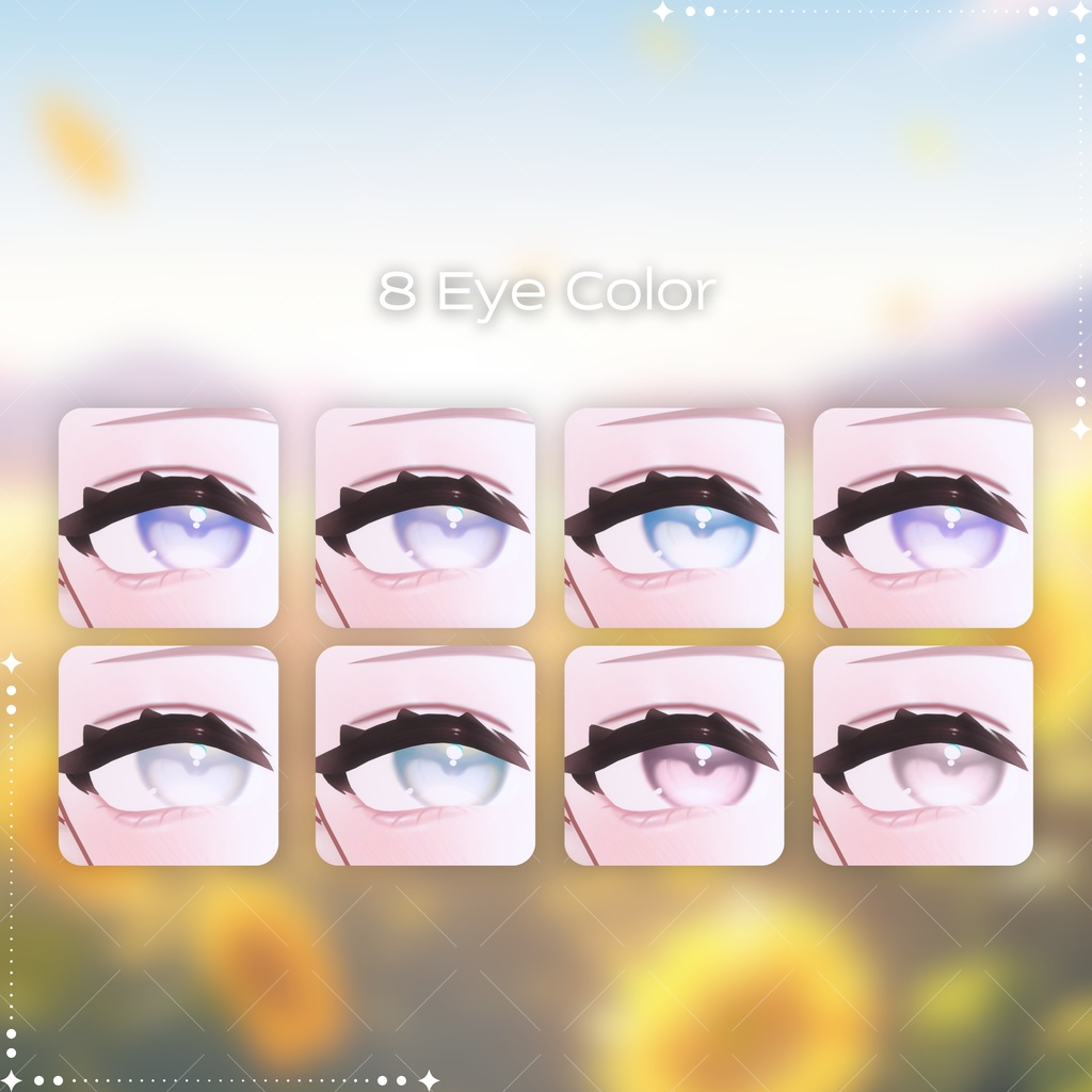 【無料/SALE】【Yumeka/ゆめか】 Makeup Texture + Eye Texture + Blendshape🌻
