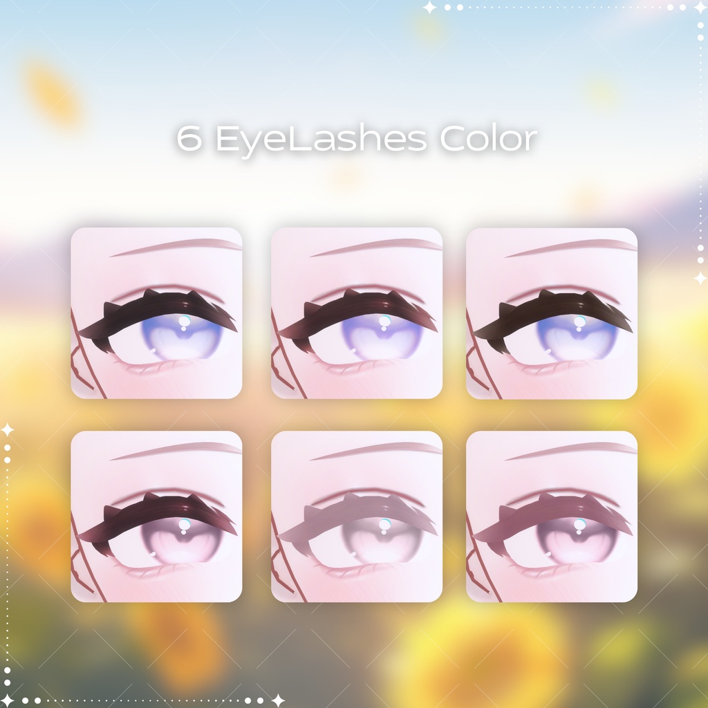 【無料/SALE】【Yumeka/ゆめか】 Makeup Texture + Eye Texture + Blendshape🌻