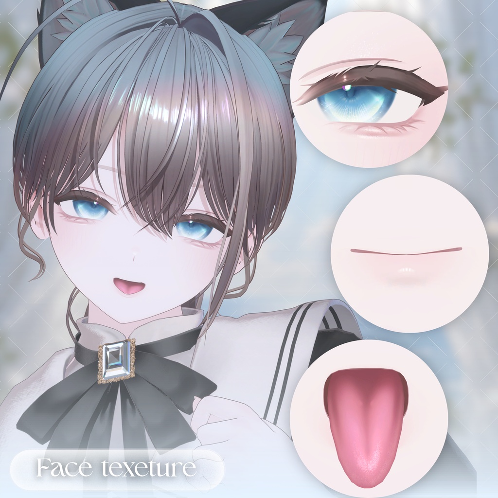 【SALE!】【ミシェラ/Michella】Satin Waltz Makeup + Body Texture + PSD +Blendshape