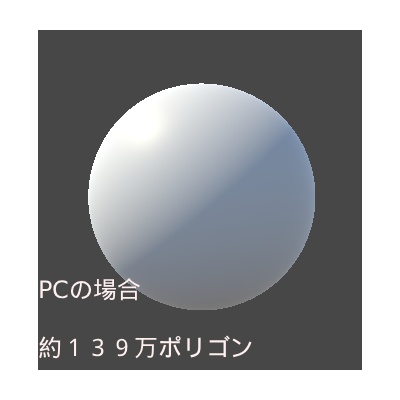 【139万ポリゴン】球体くん