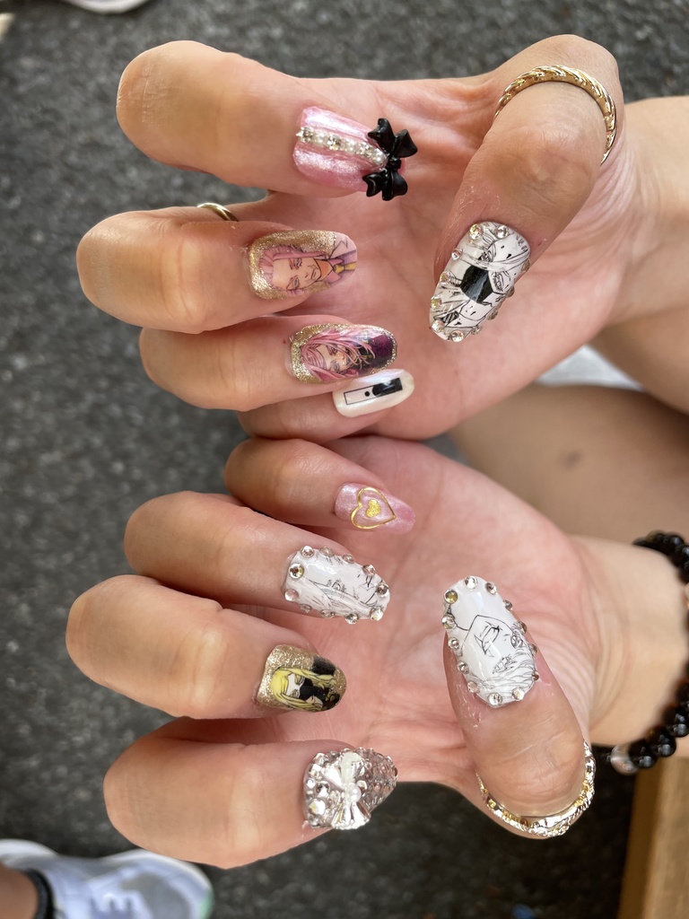 三途春千夜 痛ネイル 東京卍リベンジャーズ Omamichan Booth 三途春千夜 痛ネイル 東京卍リベンジャーズ Omamichan Booth