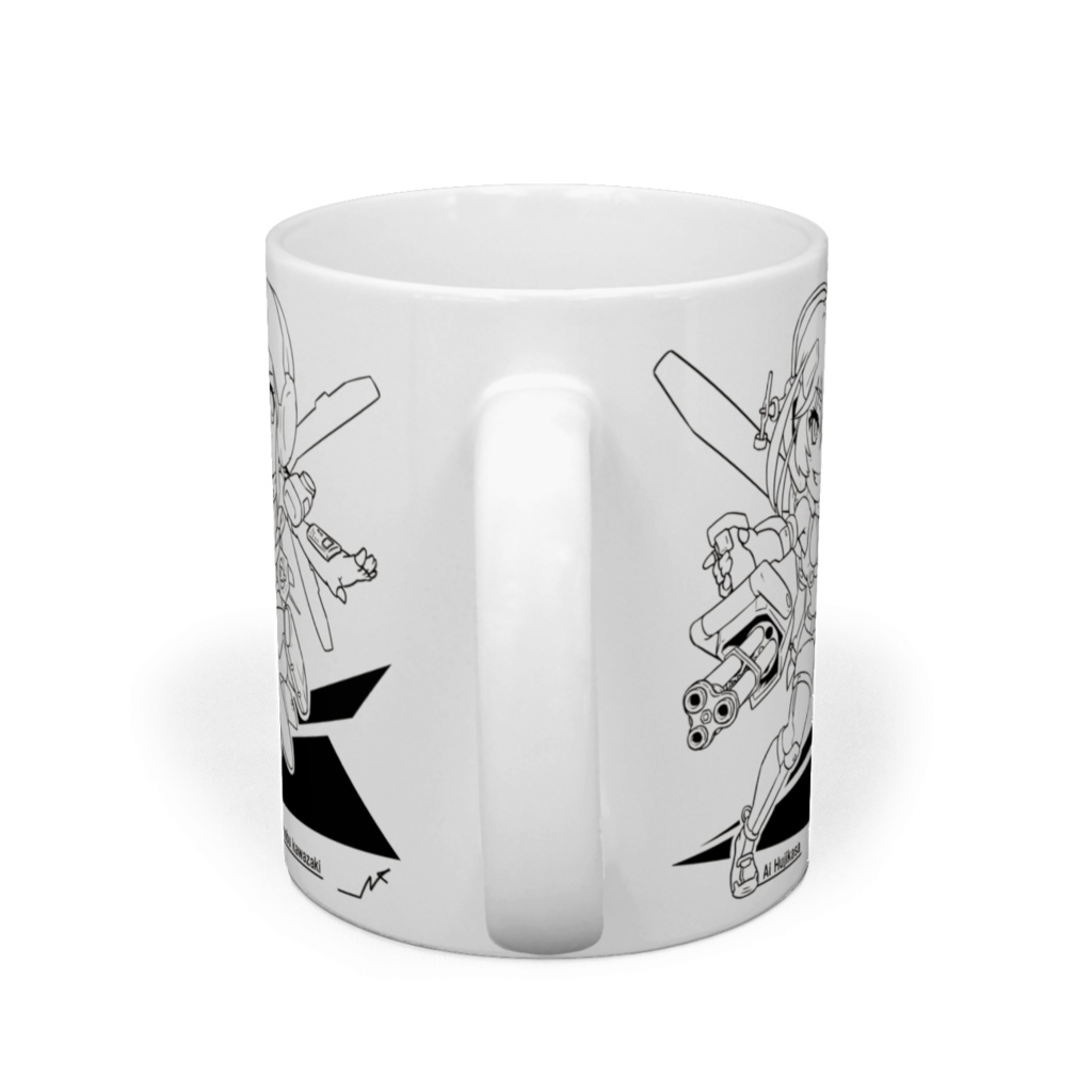 1対戦ヘリマグカップ(モノクロ)