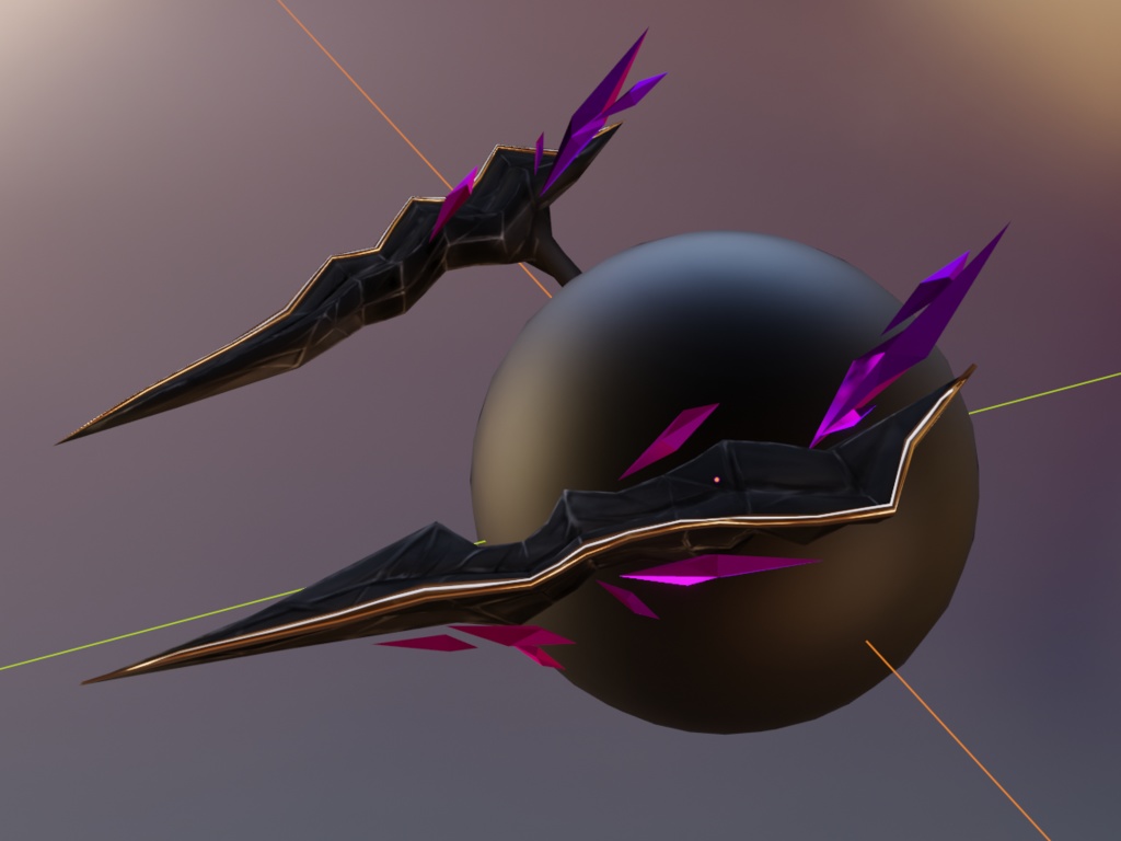 AMETHYST DEVIL HORNS