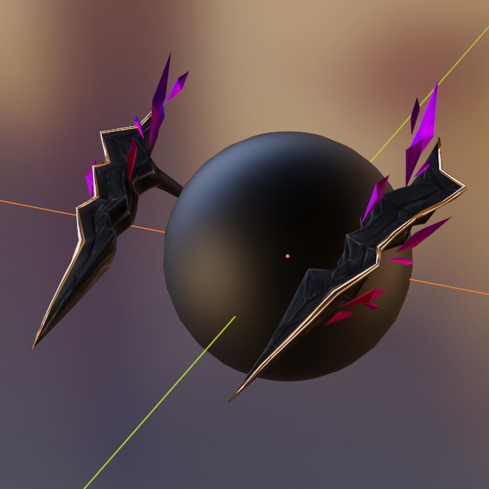 AMETHYST DEVIL HORNS