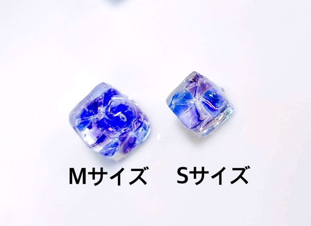 【Sサイズ】溶けだしそうな氷の耳飾り໒꒱·̩͙