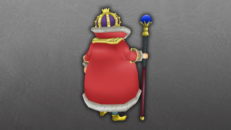 【ローポリ3DCG】モブキャラクターズ:王