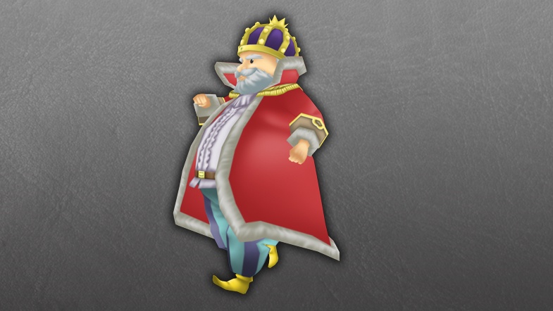 【ローポリ3DCG】モブキャラクターズ:王