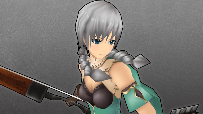 【ローポリ3DCG】モブキャラクターズ:狩人(女)