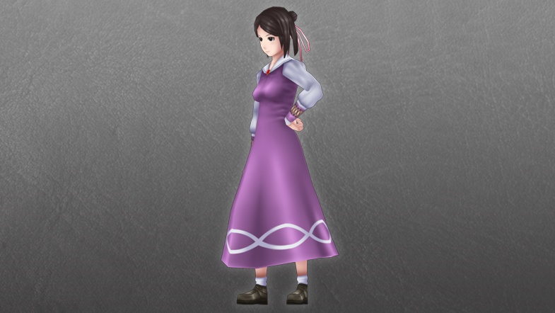 【ローポリ3DCG】モブキャラクターズ:町人B(女)