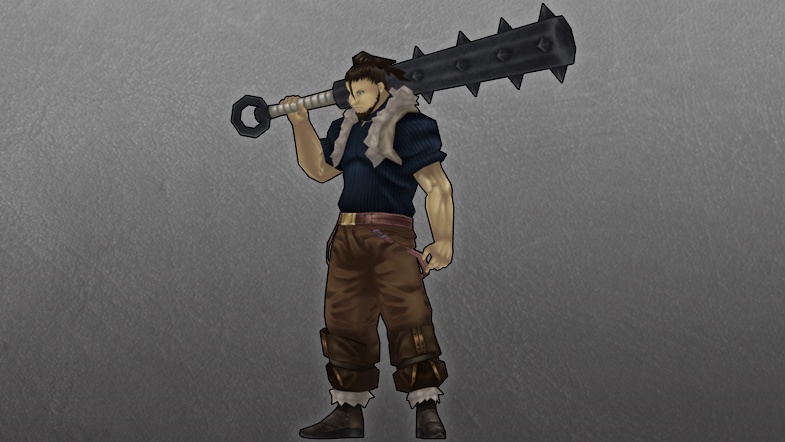 【ローポリ3DCG】モブキャラクターズ:武器屋(男)