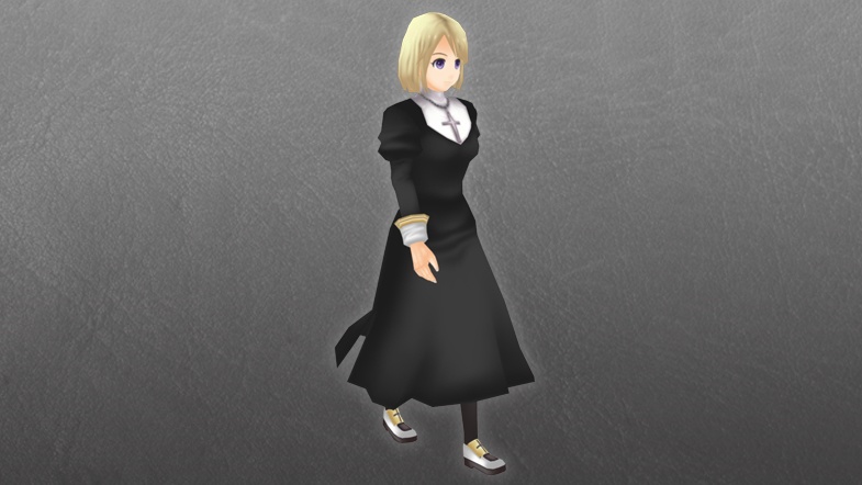 【ローポリ3DCG】モブキャラクターズ:シスター