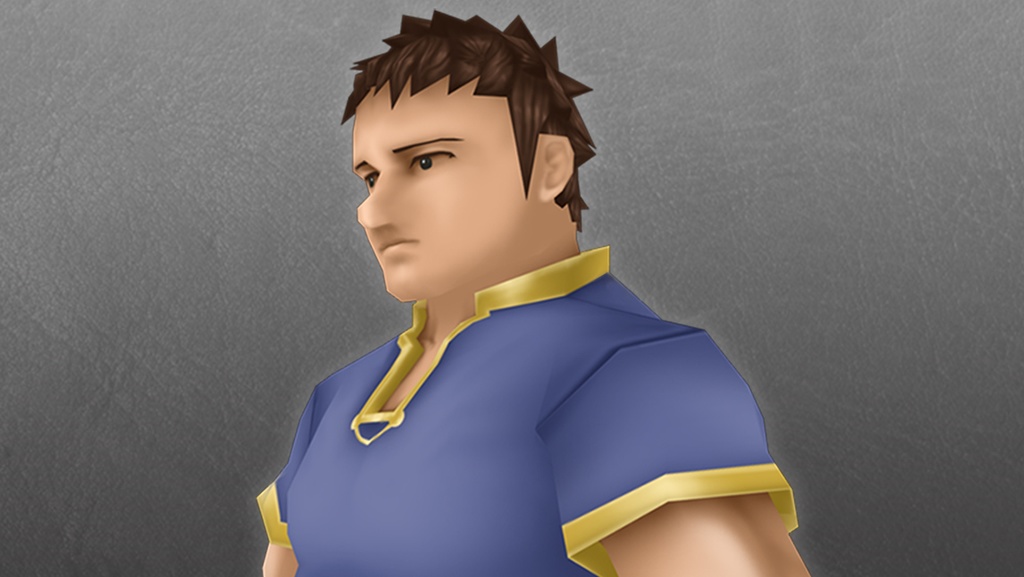 【ローポリ3DCG】モブキャラクターズ:町人A(男)