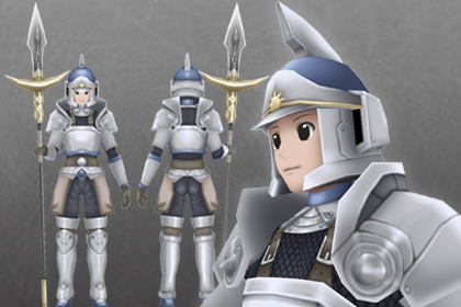 【ローポリ3DCG】モブキャラクターズ：城兵