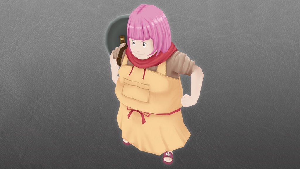 【ローポリ3DCG】モブキャラクターズ:防具屋