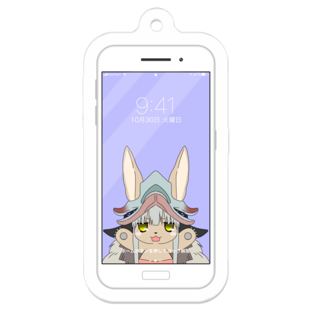 スマホに閉じ込められたナナチのアクキー