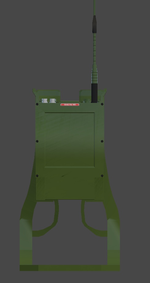 【3Dモデル】 Military radio PRX-999K