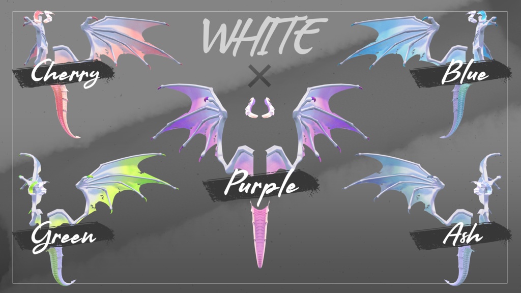 【翼/角/尾セット】::SturZis::【アニメーション付き】