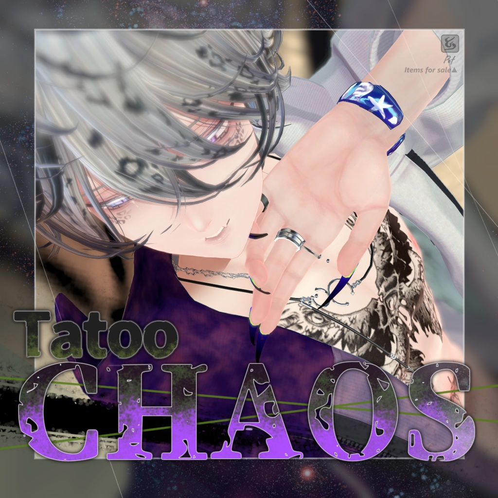 【タトゥー】Tatoo-CHAOS-【デカール】