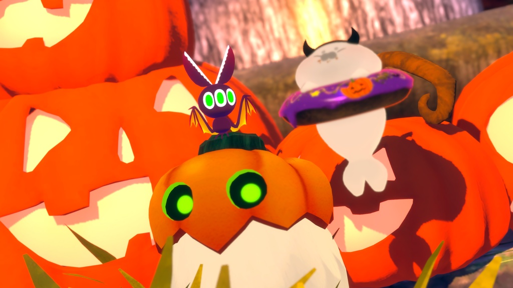 【追従ペット】::ぬけないザラシHalloween::