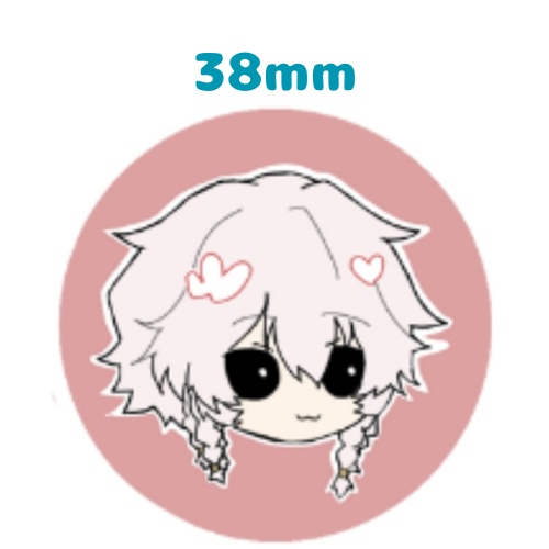 夜の番人 日を蝕む者 缶バッジ