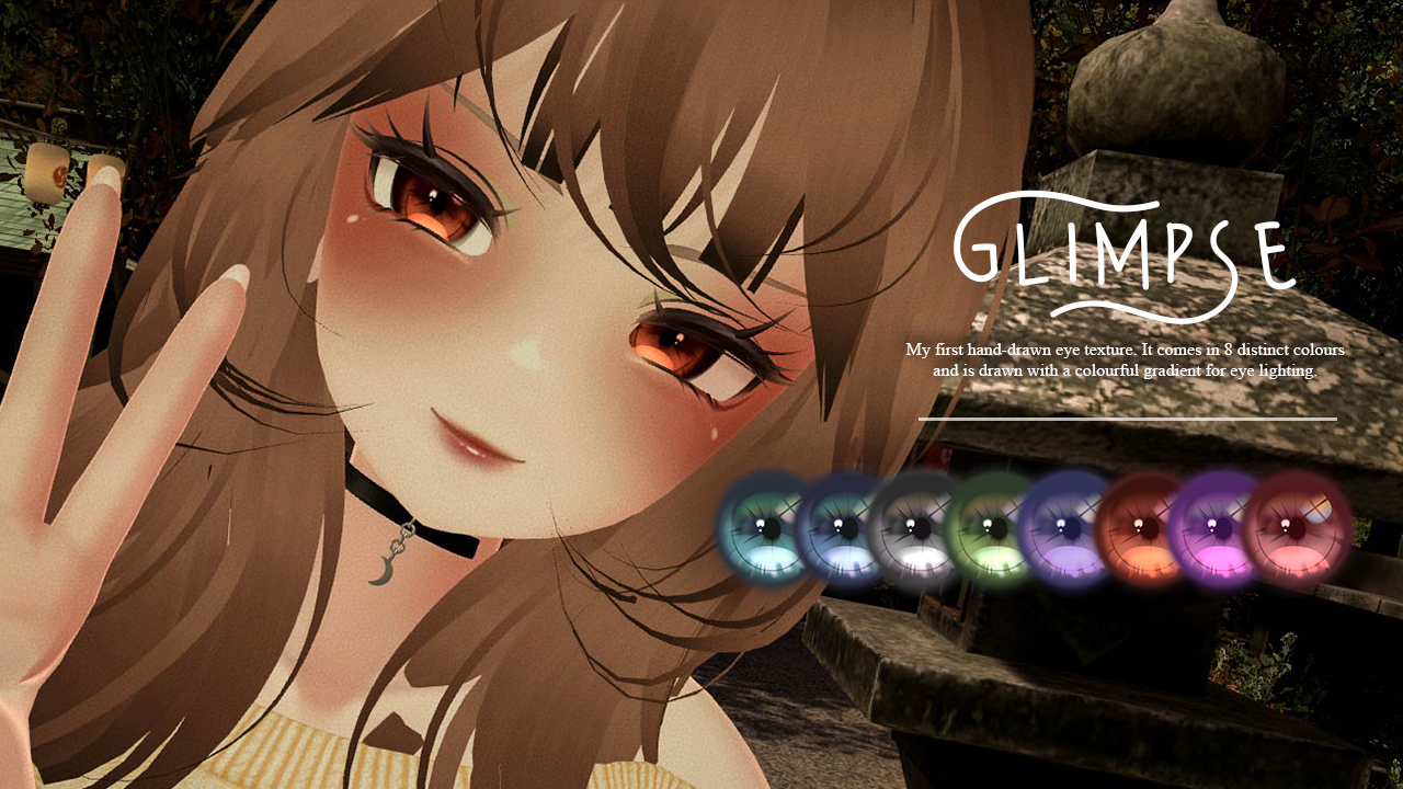 [VRCHAT EYE TEXTURE] Glimpse - Chazv Studio - BOOTH