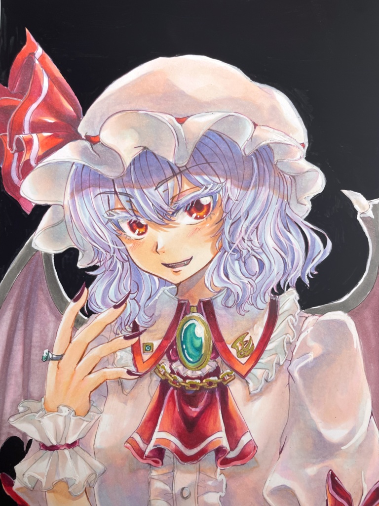 東方Project レミリア・スカーレット 手描きイラスト