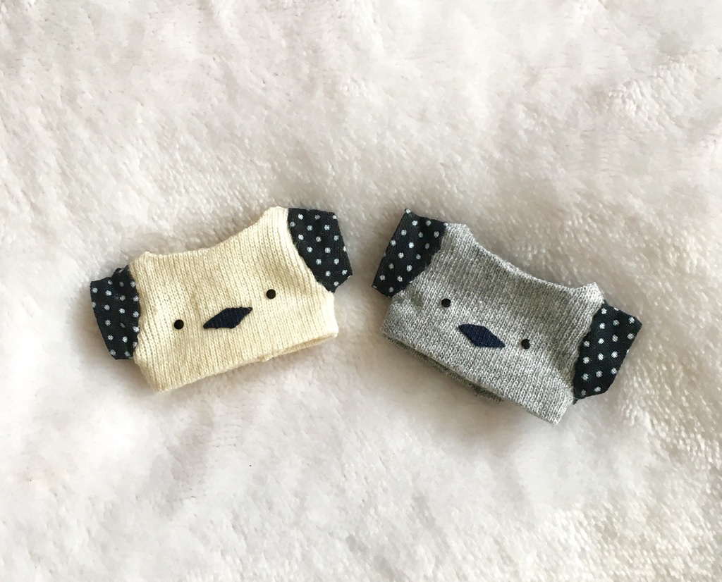ぬい用 とりのふく-シマエナガ-