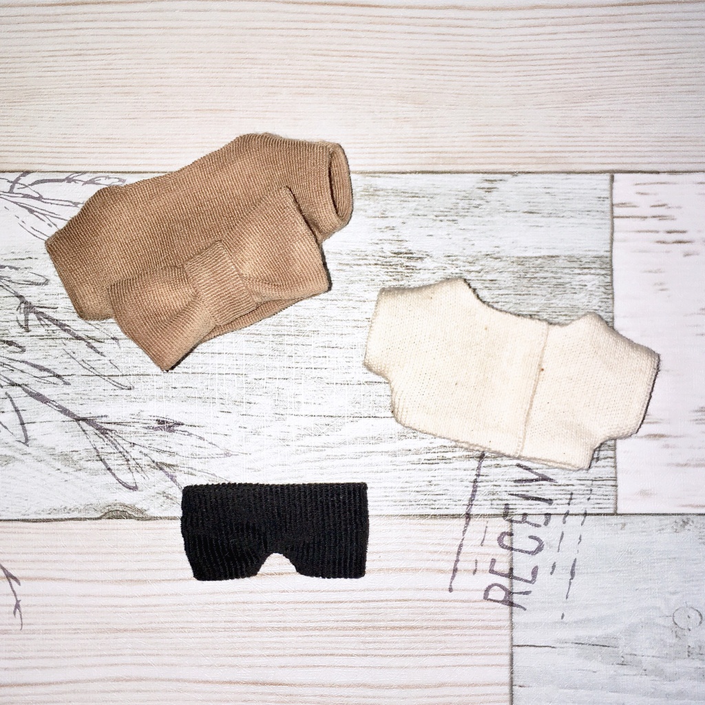 ぬい用 リボンカーディガンセット