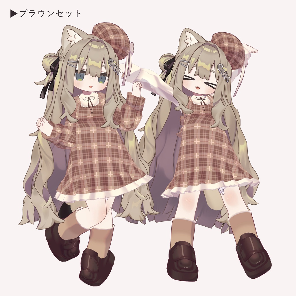 【キプフェル用】メイドライクワンピースセット【全7色】