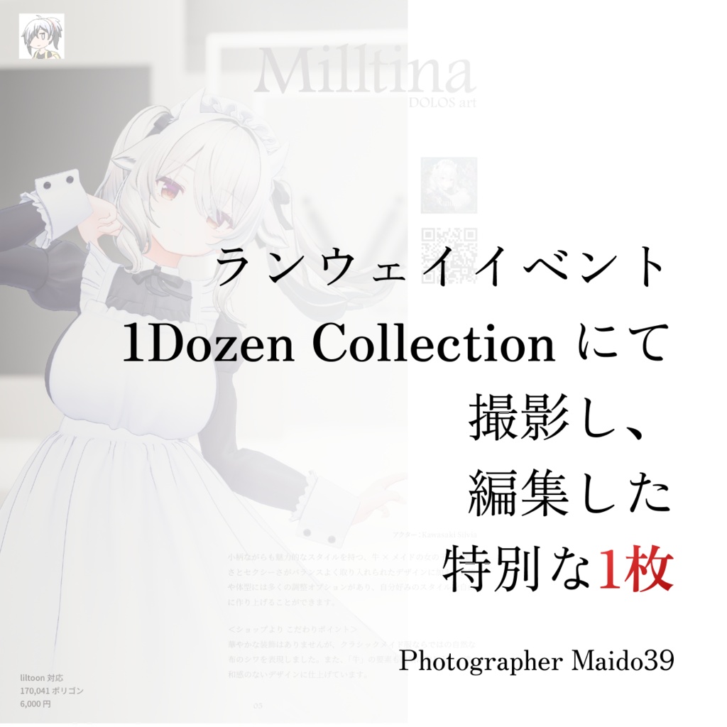 【アバターコレクション雑誌】1Dozen Collection col.3(電子版あり)(ショップ監修)(塩水うにさん, Beroarさん特集)