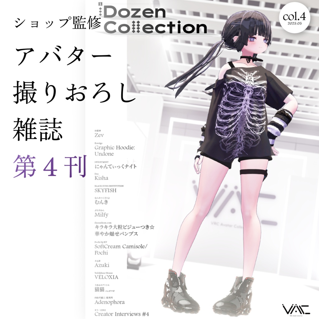 【コレクション雑誌】1Dozen Collection col.4(電子版あり)(ショップ監修)(せう×ZINZ 特集)