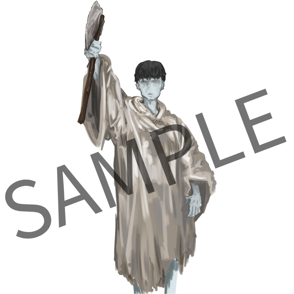 エネミー立ち絵【ゾンビ、幽霊】