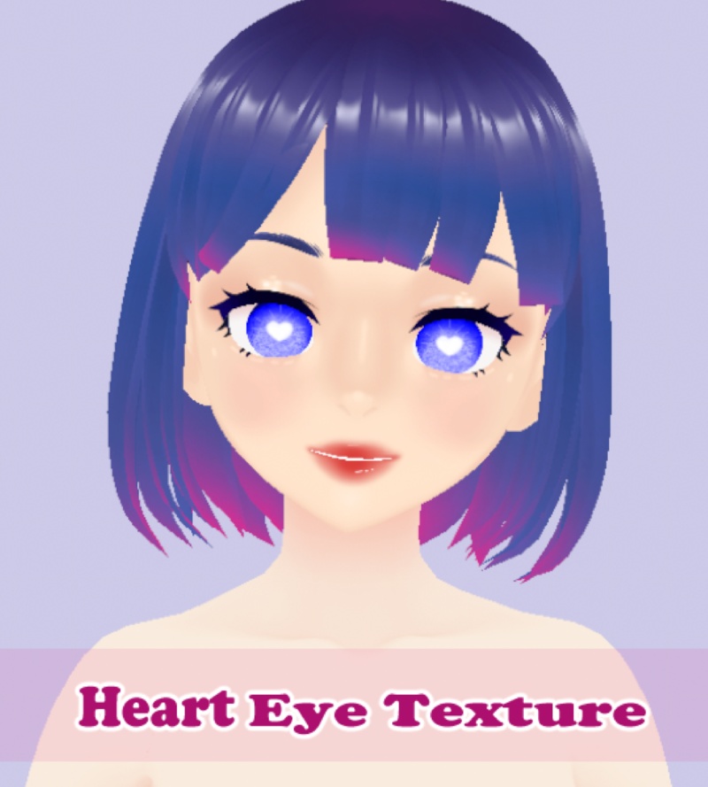 【無料/Free】【VRoid】Heart Eyes Texture