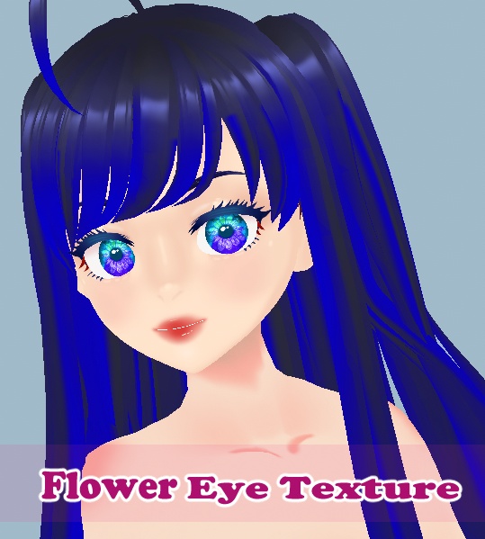 【無料/Free】【VRoid】Flower Eye Texture