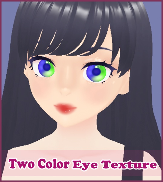 【VRoid】Two Color Eye Texture