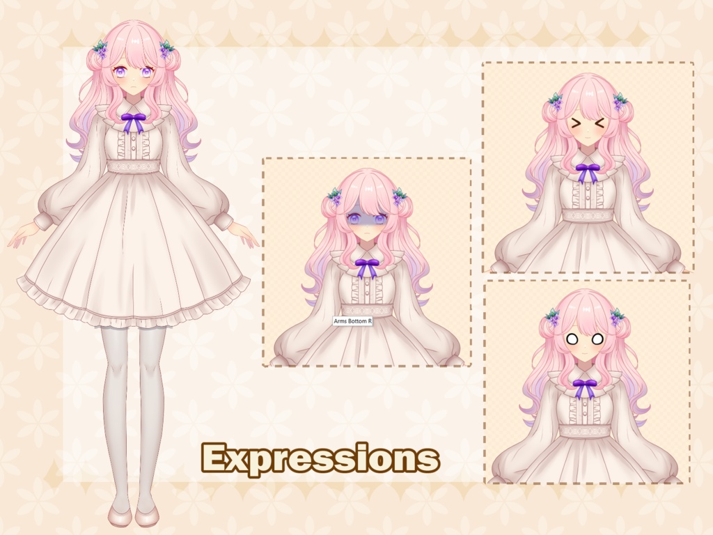 【Live2D Model】【VtubeStudio対応】Calm Girl