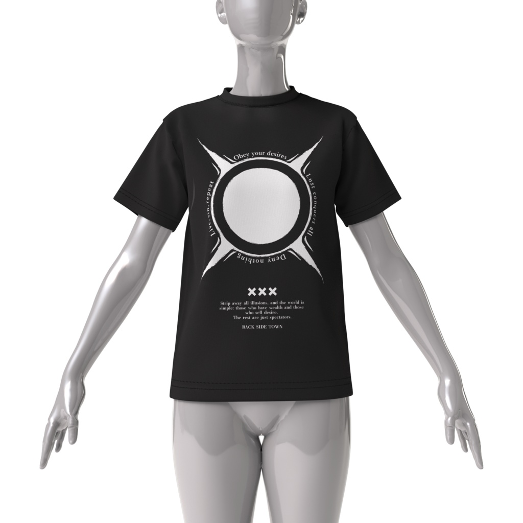 【BACK SIDE TOWN】クニズ刺青Tシャツ