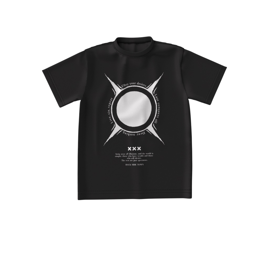 【BACK SIDE TOWN】クニズ刺青Tシャツ