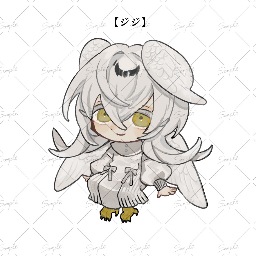 キャラクターミニステッカー