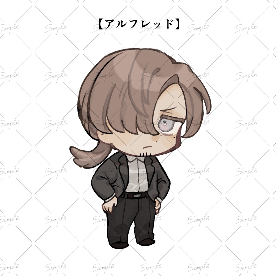 キャラクターミニステッカー