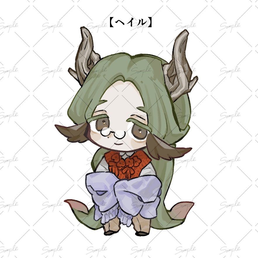 キャラクターミニステッカー