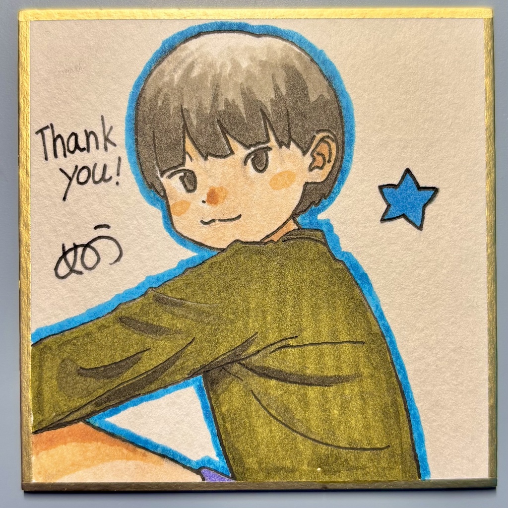 7.6cm×7.6cm ミニ色紙３