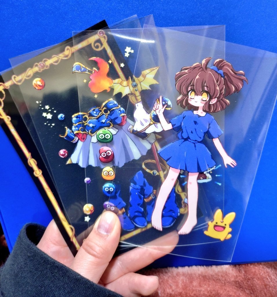 アルルとカーくんの着せ替えクリアカードセット