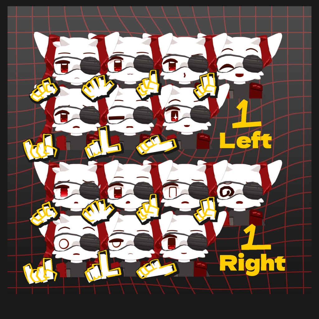 【無料】GLC~ゴスもどきちゃん~Medium Polygon edition【オリジナル3Dモデル】