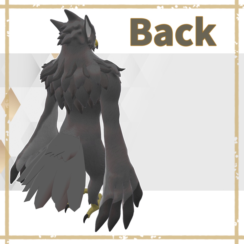 オリジナル3Dモデル【グレイ(Gray)】