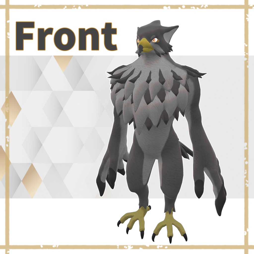 オリジナル3Dモデル【グレイ(Gray)】